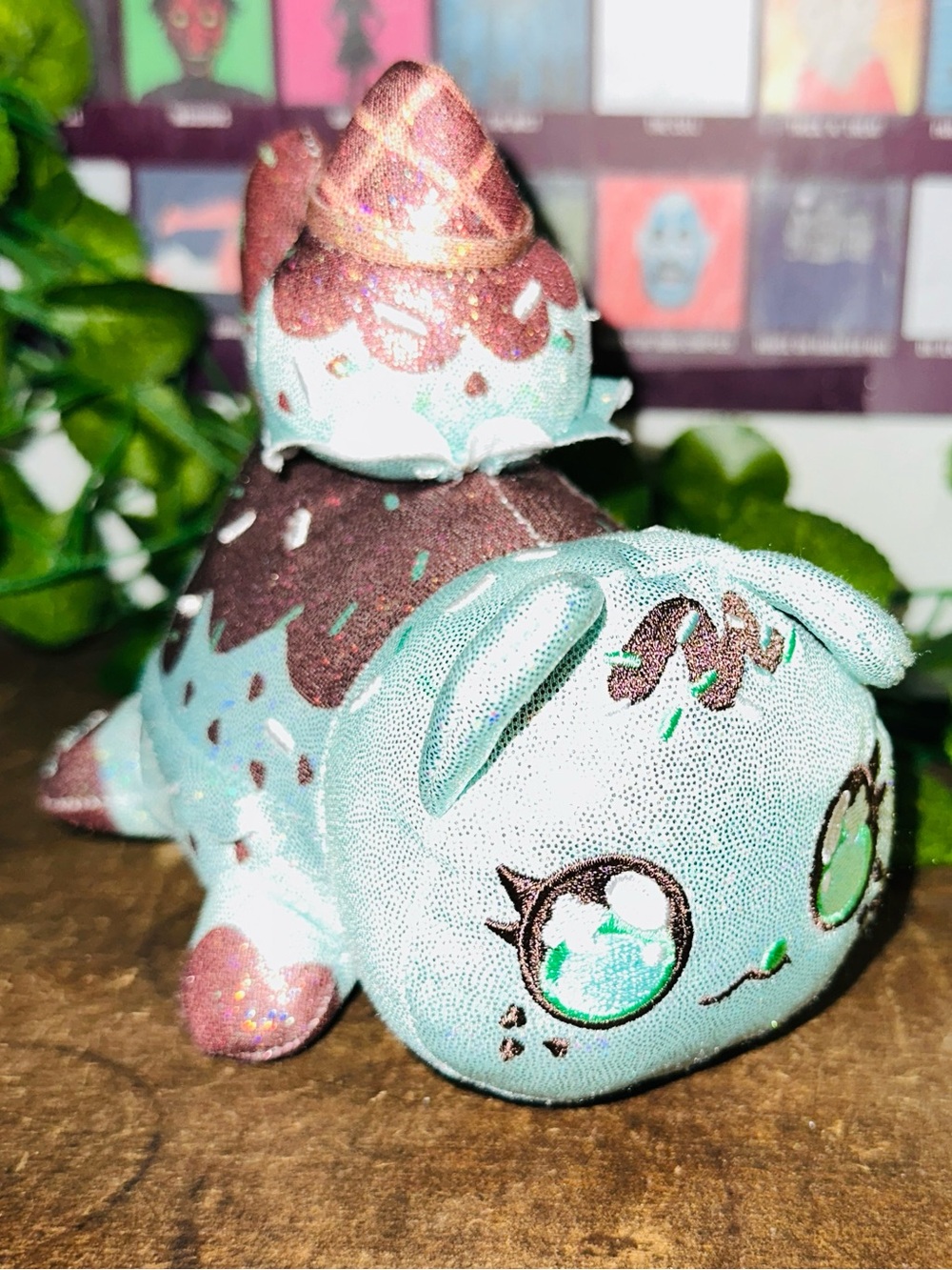 Aphmau MeeMeows Mint Chocolate Chip Mystery Cat Plush Toy